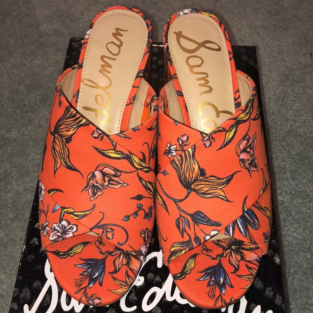 Orange Patterned Stanley Sandal - image 2